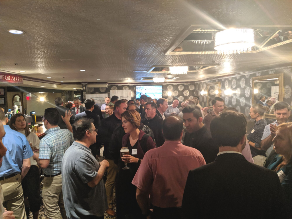 A group of professionals networking at CIET Connect