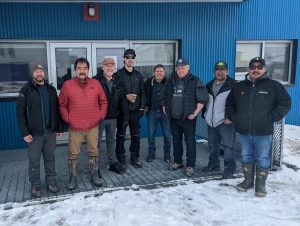 A group of building maintainers attending an energy and building training in Nunavut
