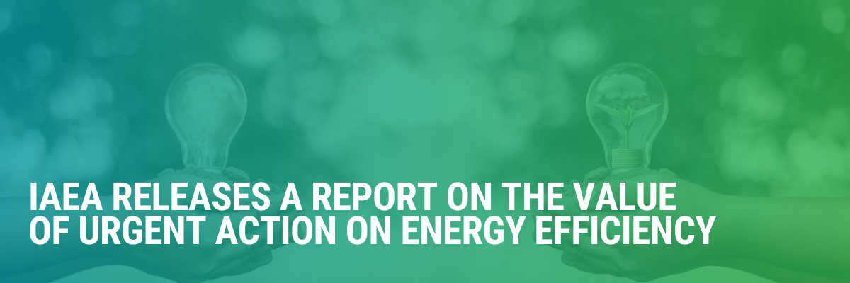 IAEA Releases a Report on the Value of Urgent Action on Energy Efficiency